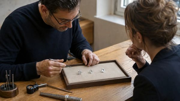 Forme et taille diamant rond, ovale, poire : notre guide pour choisir
